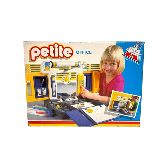 Vintage 1991 Petite Office Toy NEW Open Box Rare Retro Mini Desk Playset (Read)